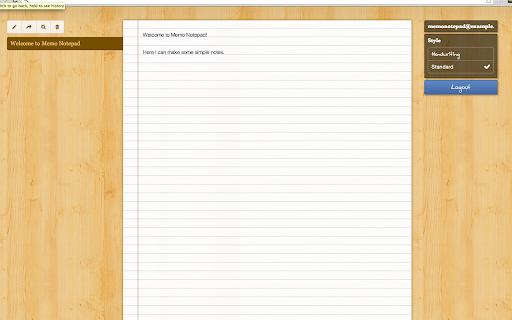 Memo Notepad