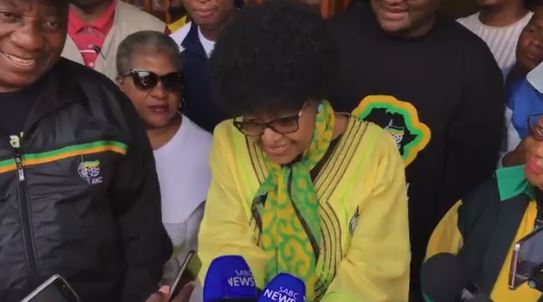 Winnie Madikizela Mandela.