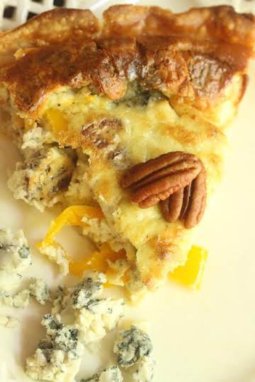 Bacon and Blue Cheese Quiche