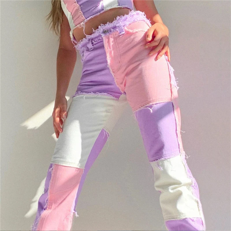Title 12, Jeans femininas de verão, novas, cintura alta, ...