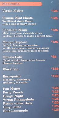 The Cafe Harmony menu 3