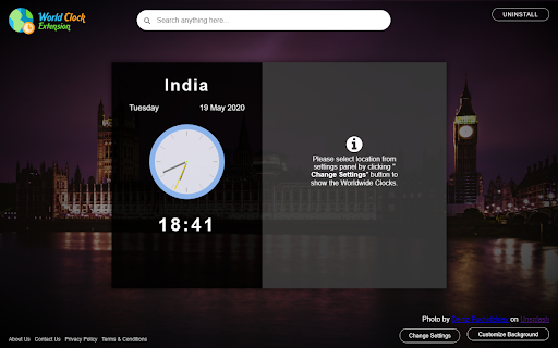 World Clock Extension