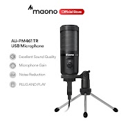 Micro Thu Âm Maono Au - Pm461Tr Để Bàn Usb Dành Cho Máy Tính Xách Tay Máy Tính Bàn Điện Thoại