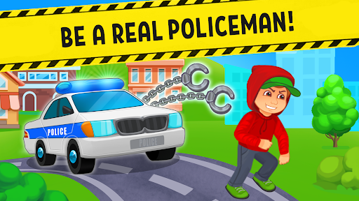 Screenshot Police Car x Kids Racing Games