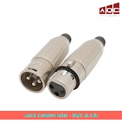 Đầu Hàn Canon Đực Cái - Jack Canon Xlr Đực Và Cái Hàng Jsj Chính Hãng