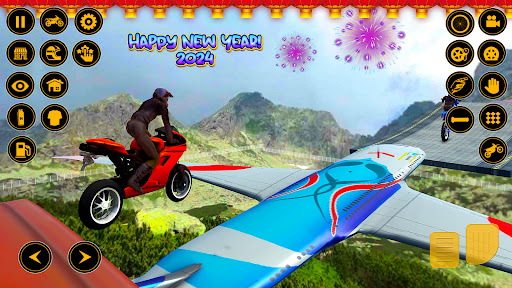 Screenshot 3D Stunt Bike Racing Game