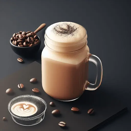 Hot Cappuccino [Mason Jar, 450 Ml]