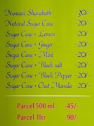 Rayalaseema Fresh Sugar Cane Juice menu 1