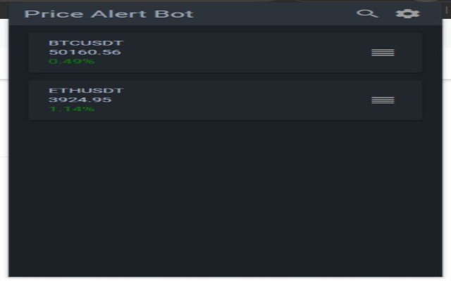 Price Alert Bot chrome extension