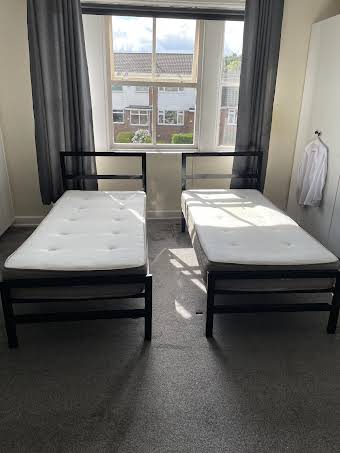 Flat pack 2 single beds album cover