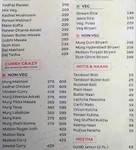 Sadda Punjab menu 1