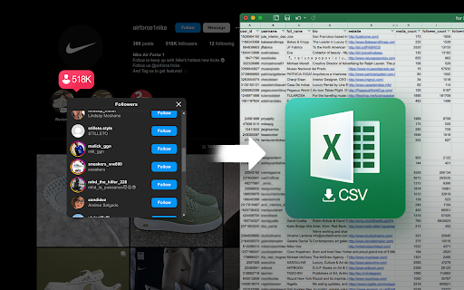 Follower Export Tool