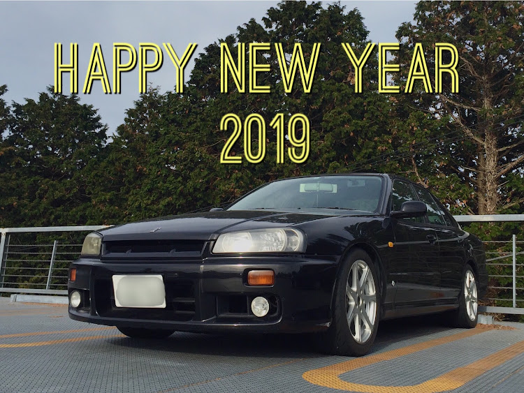 スカイラインのNISSAN・ER34・25gtv・Happy new year・R34に関するカスタム事例の投稿画像1枚目