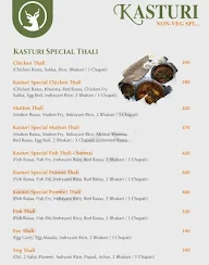 Hotel Kasturi menu 2