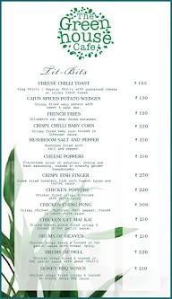 The Greenhouse Cafe menu 1