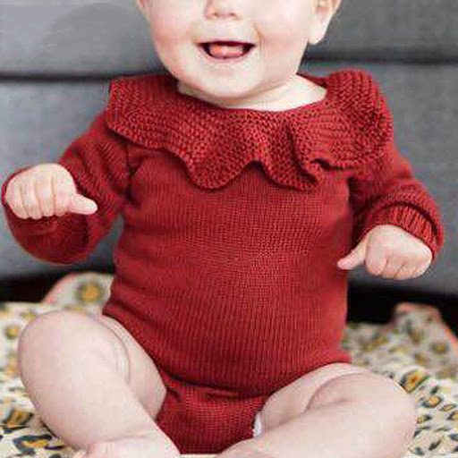Title 1, Girls Knitted Bag Fart Romper set, a comfortabl...