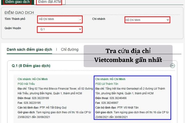 tra cuu dia chi ngan hang vietcombank