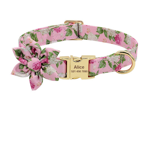 Title 5, Fashion Printed Dog Collar Personalized Nylon w...