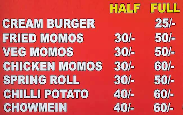 Mithun Fast Foods menu 