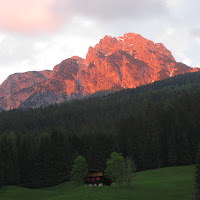 Rosa tra le montagne di 