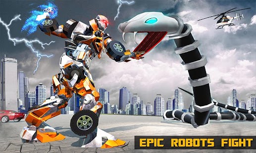 Robot Snake Anaconda Transform City Battle Attack 1.0 APK + Mod (Uang yang tidak terbatas) untuk android