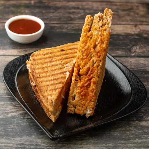 Delicious Chicken Tikka Sandwich In 2 Slice Multi Grain Bread-Non Veg