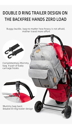 Title 8, Multifunctional Printed Backpack Mother And Bab...