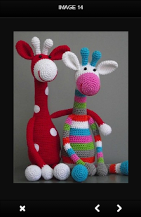 Háčkované panenky a zvířata - náhled