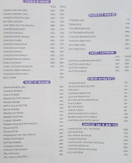 Chawlas Chicken menu 1