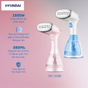 Bàn Là Hơi Nước Cầm Tay Huyndai Chính Hãng 1500W Dung Tích 280Ml Bảo Hành Toàn Quốc