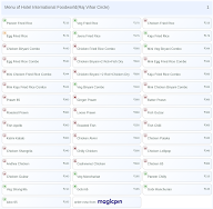 Hotel International Foodworld(Raj Vihar Circle) menu 1