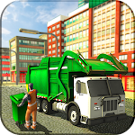 Cover Image of Download Real Garbage Truck 2017: City Cleaner Truck Park 1.0 APK