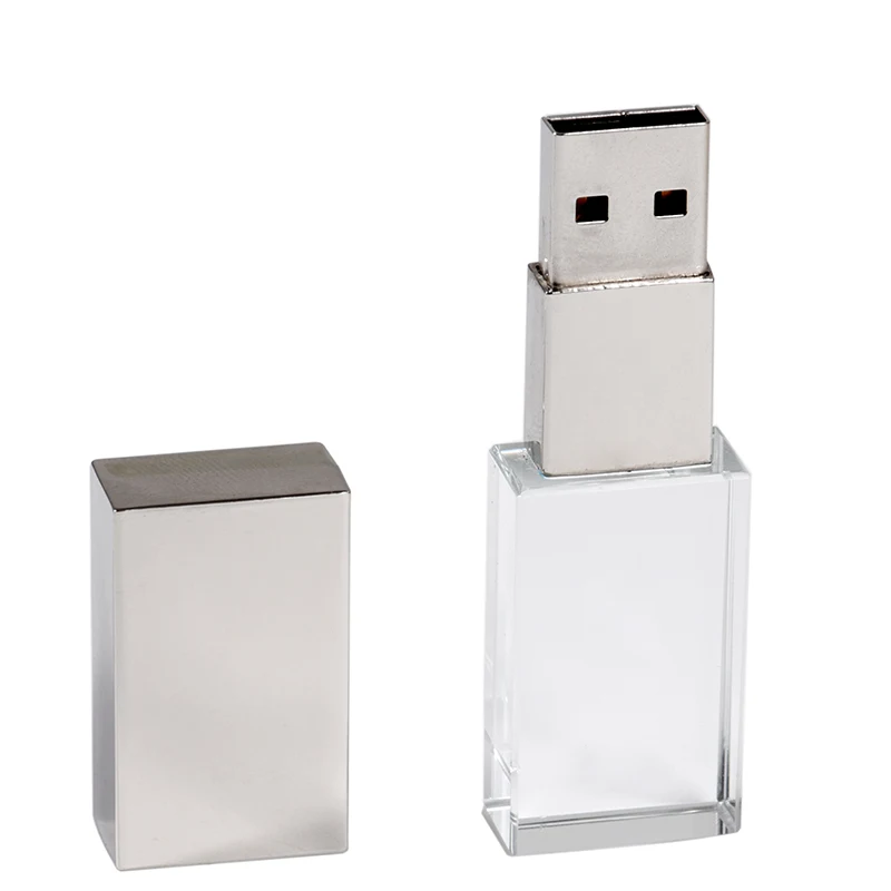 Kristall USB-Stick – Transparentes Design, Kreative Personalisierung und sichere Speicherung Ihrer Daten. Der perfekte Datenträger.
