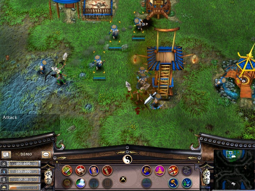 Hình ảnh trong game Battle Realms (screenshot)