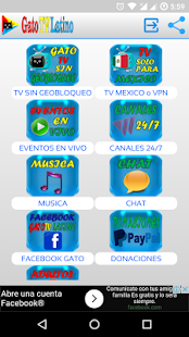  Gato Tv Latino: miniatura de captura de pantalla  