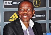 Sello Mokoena during the launch of the KZN Athletics Comrades Marathon Relay Challenge at Moses Mabhida Stadium.