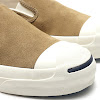 jack purcell ret suede slip-on biege