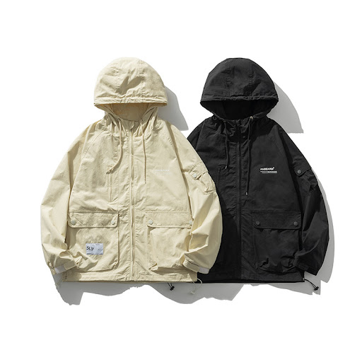Title 6, Mens Hooded Big Pocket Workwear Jacket, a dura...