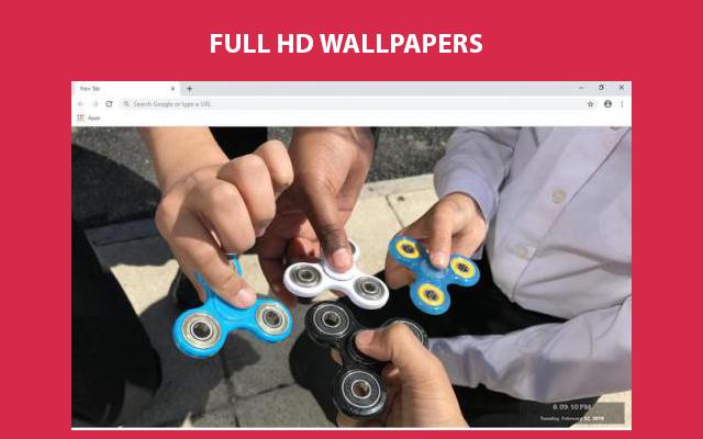 Spinner.io Wallpapers and New Tab chrome extension