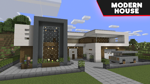 Screenshot Modern House Map for Minecraft