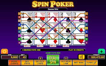 100 spin poker