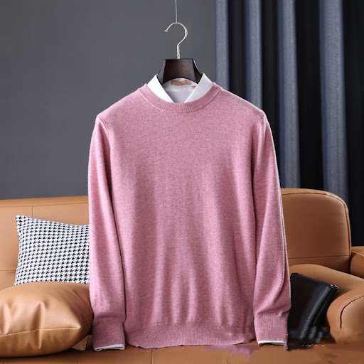 Title 12, Mens Slim Knit Sweater Pullover Round Neck Bot...