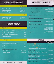 Speedy Chow menu 2