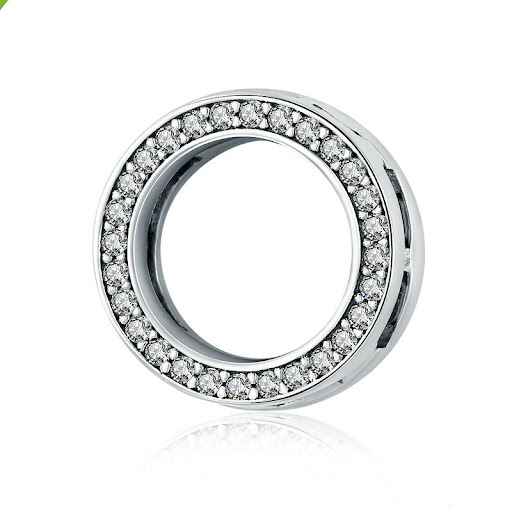 Title 3, Gentle Round Geometric S925 Sterling Silver Loo...