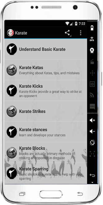 Android application karate screenshort