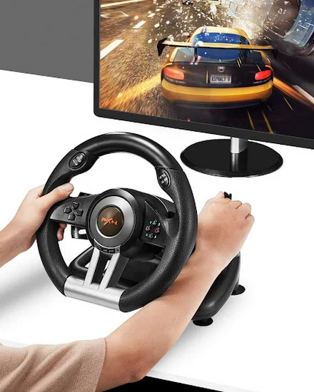 PXN V3 Racing Steering Wheel Volante PC Professional Raci... - 1