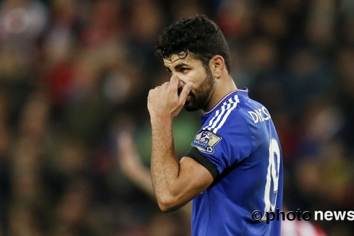 VIDEO: Chelsea zakt steeds verder weg, maar ook Diego Costa valt steeds lager!