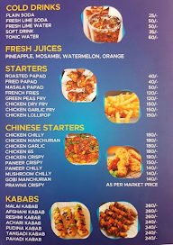 Anand Bar Seafood Restaurant menu 2