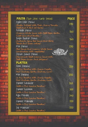 L'll Hideout Cafe menu 