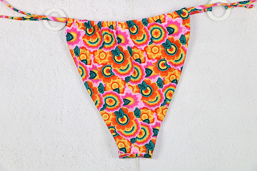 Title 10, Womens Plastic Ring Stitched Split Swimsuit Lo...